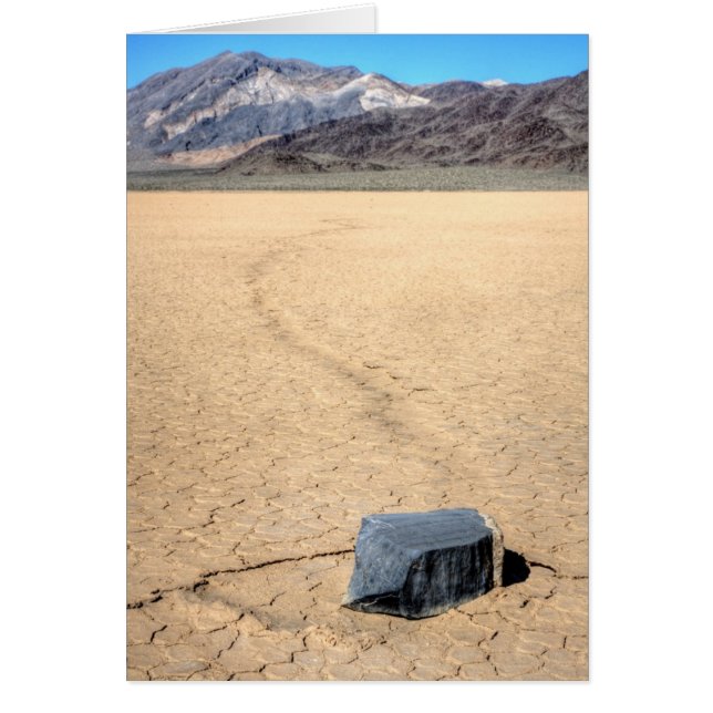 Lång och vindstillande väg hälsningskort (Framsidan)