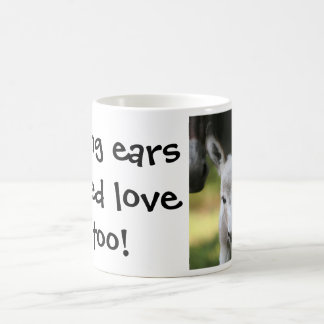 Lång öronbehovskärlek för! kaffemugg