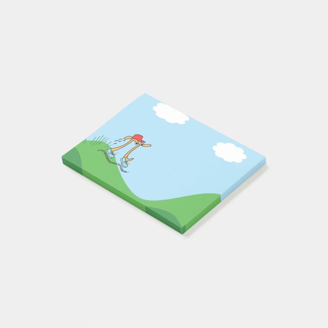 Lång Pi © illustration Gift Post-it Block (Vinklad)