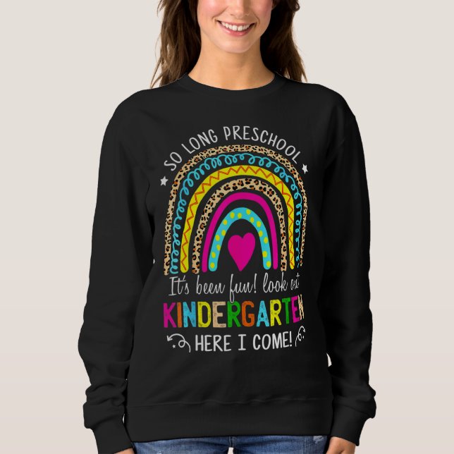 Lång preschool titta ut ur Kindergarten här. T Shirt (Framsida)