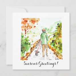 Lång promenad hem kort