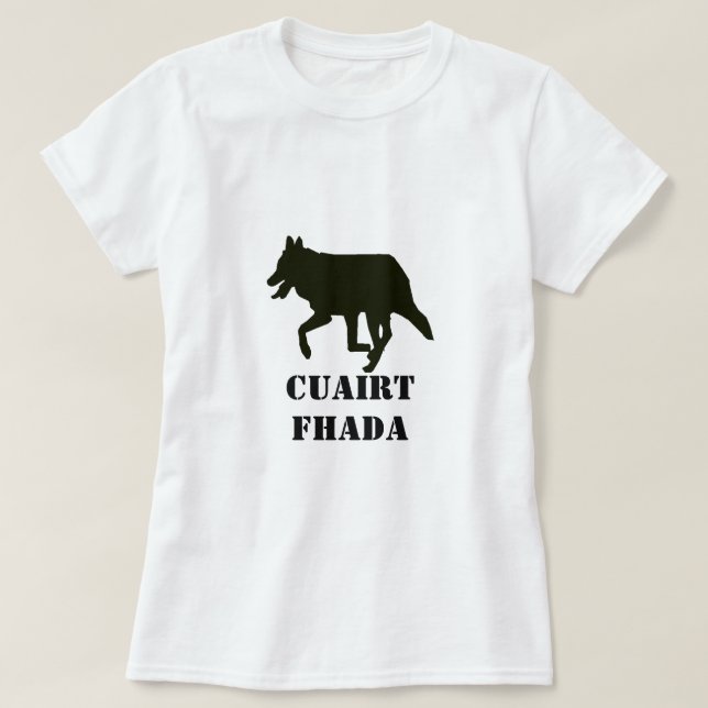 lång promenad på skotsk gaeliska cuairt fhada t shirt (Design framsida)