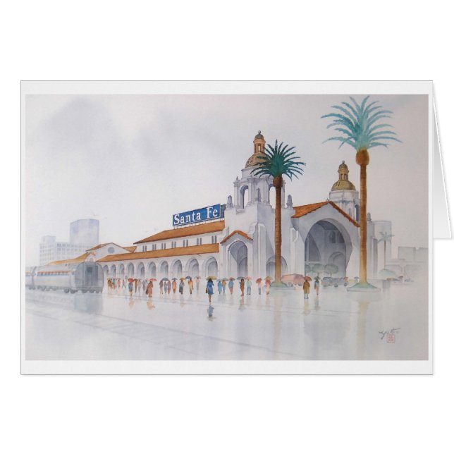 LÅNG RESA HÄLSNINGSKORT (Framsidan Horizontal)