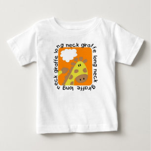 Lång Romper för nackegiraffbaby T-shirt