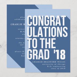 LÅNG SHADOW GRATULERAR TILL GRAD NAVY INBJUDNINGAR