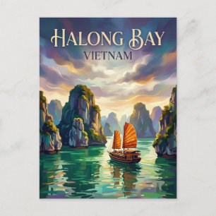 Lang Son (nära Halong Bay) Vietnam Vykort