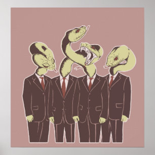 Lång-Spontade Liars Poster