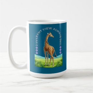 lång stående giraff kaffemugg