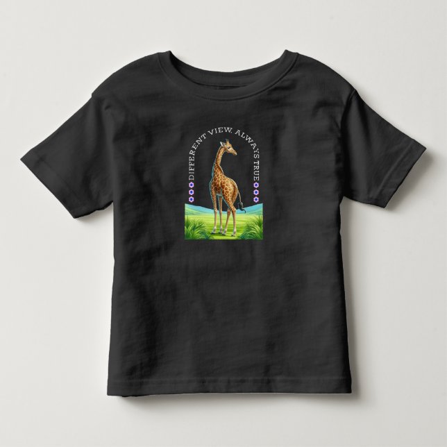 lång stående giraff t shirt (Framsida)