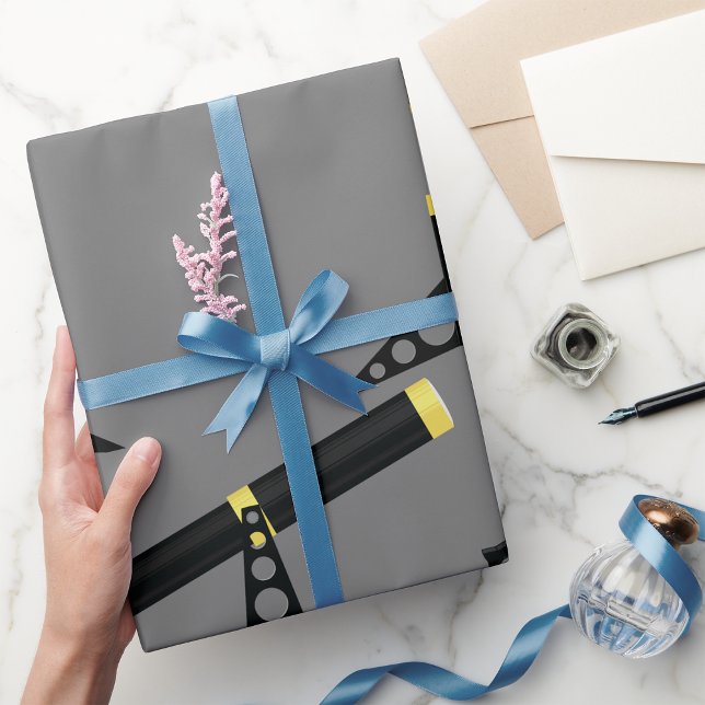 Lång Telescope Wrapping Papper Presentpapper (Skapare uppladdad)