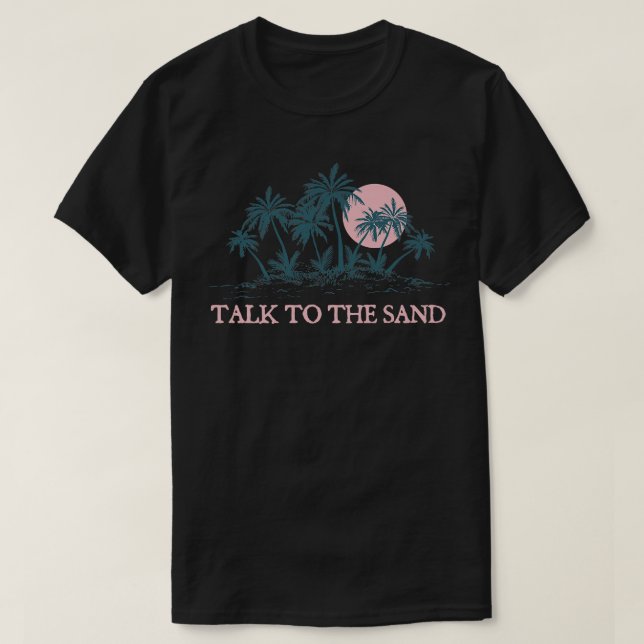 Lång tid utan havsströ Sommartropisk frik T Shirt (Design framsida)