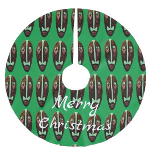 Lång tiki-mask thunder_Cove Julgransmatta Borstad Polyester