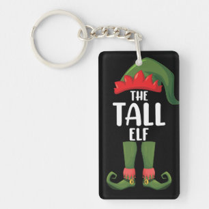 Lång tomte matchande familj jul