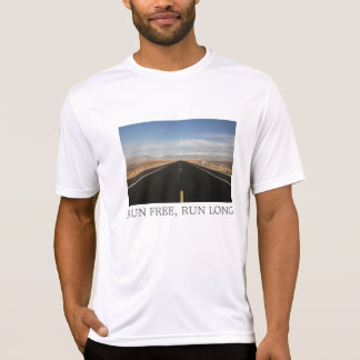 lång-vägen SPRINGA FRIGÖR, KÖR LONG T-shirt