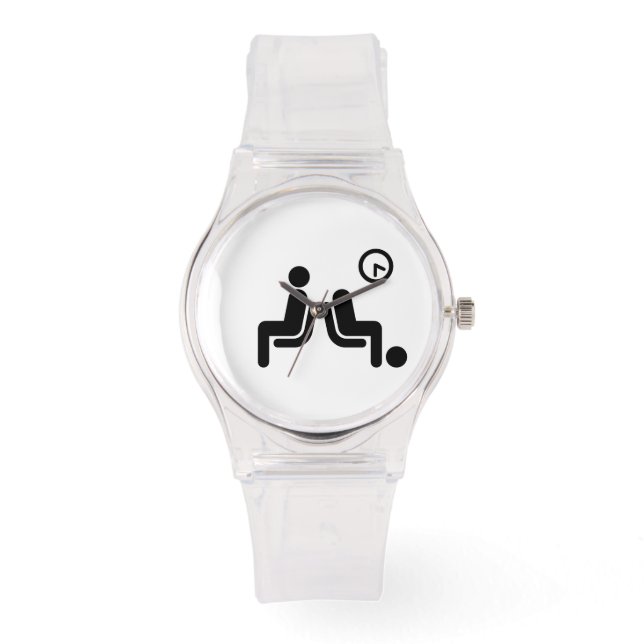 Lång vänteskylt armbandsur (Framsida)