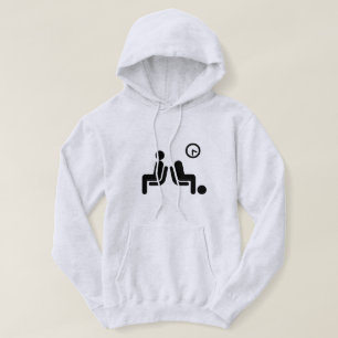 Lång vänteskylt hoodie