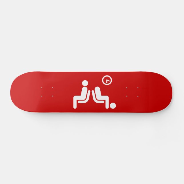 Lång vänteskylt mini skateboard bräda 18,5 cm (Horz)