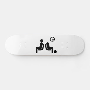 Lång vänteskylt mini skateboard bräda 18,5 cm