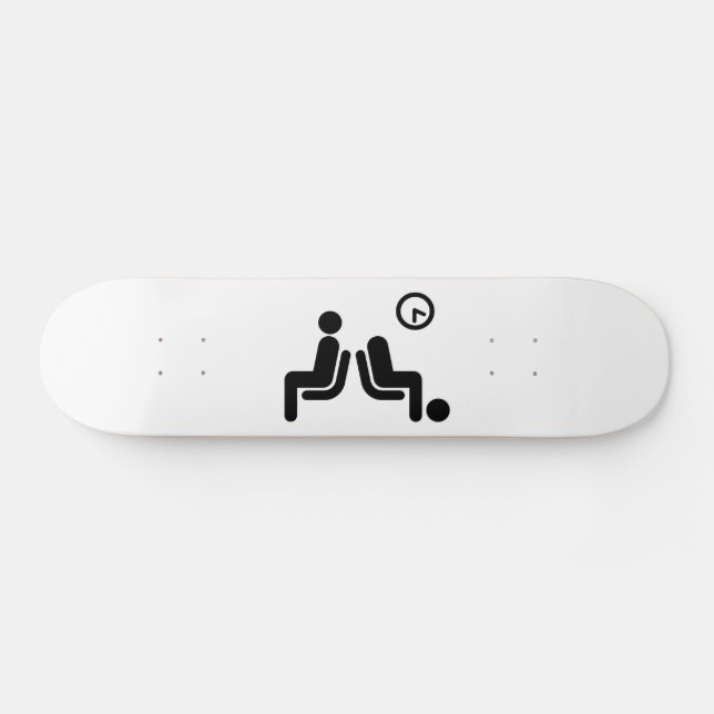 Lång vänteskylt mini skateboard bräda 18,5 cm (Horz)