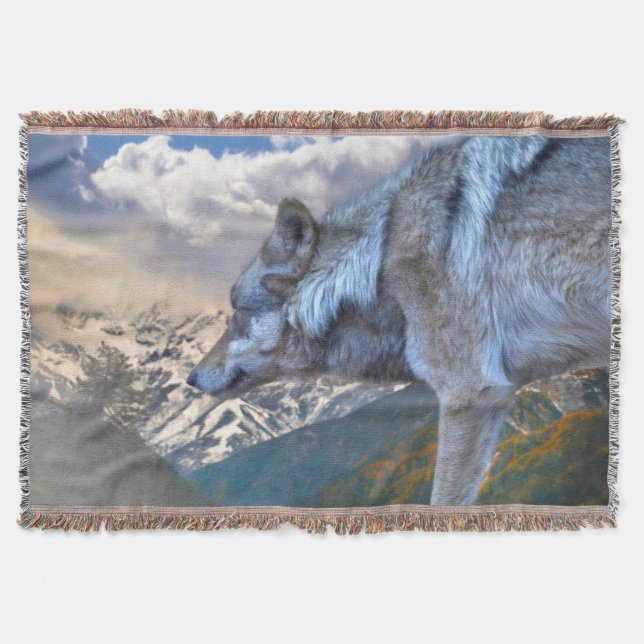 LÅNG VARG ÖVER FRIHETEN FILT (Framsidan)