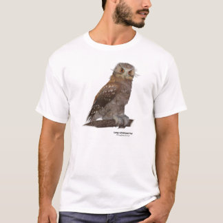 Lång-whiskered uggla t-shirt