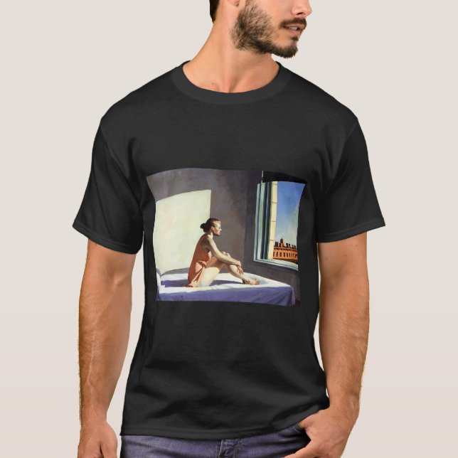 långa ben Edward Hopper T Shirt (Framsida)