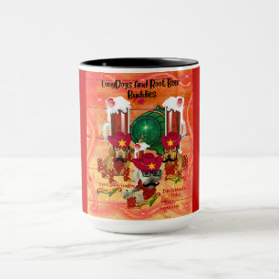 Långa hundar och rotbiffkaffe Mugg