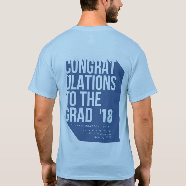 LÅNGA SKUGGOR GRATULERARA FÖR KLASSIFICERINGEN TEE SHIRT (Baksida)