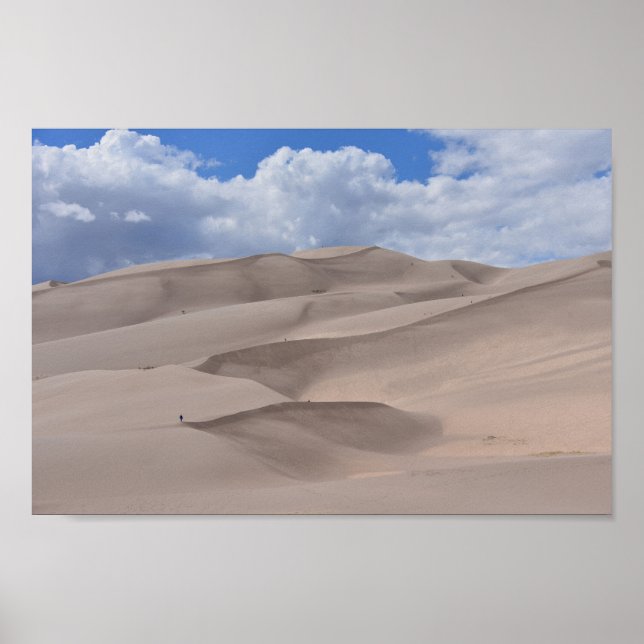Långa Underbara Sand Dunes, Colorado Poster (Framsidan)