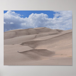 Långa Underbara Sand Dunes, Colorado Poster
