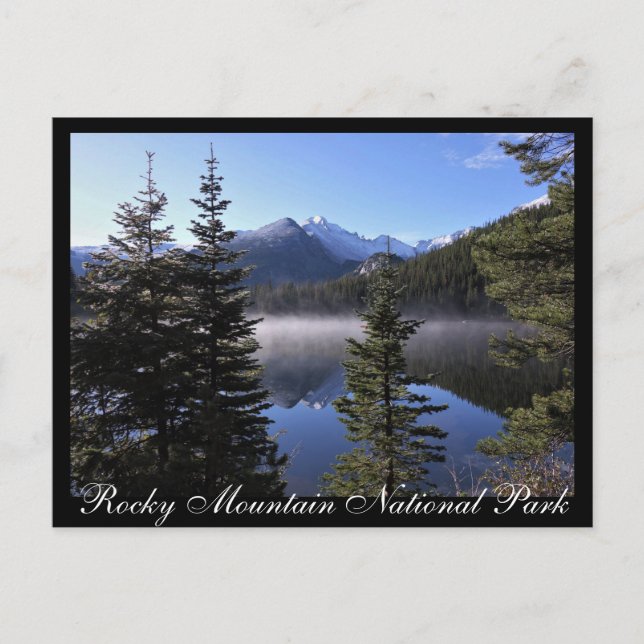 Långan är som störst i naturparken Bear Sjö Rocky  Vykort (Framsida)