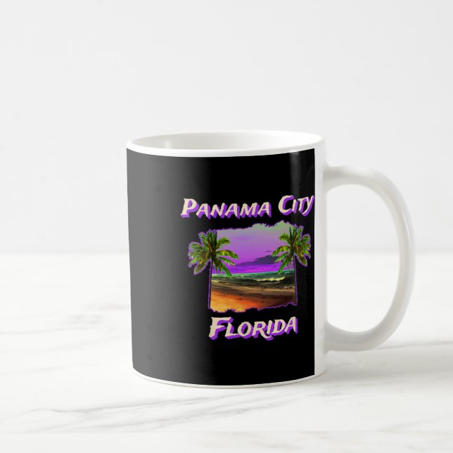 Längar i Panama City Florida Kaffemugg (Höger)