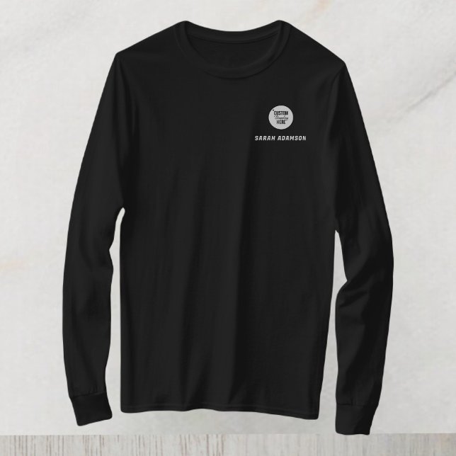 Långärmad av dubbla Sidokvinnoutrustning för Logot T Shirt (logo shirt womens
)
