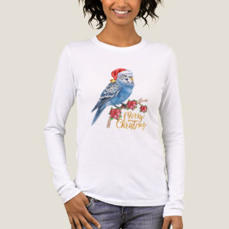 Långärmad Budgie-jultröja T Shirt