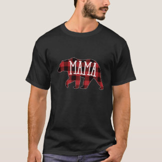 Långärmad Buffalo Red Play Mamma Bear Shirt Fami T