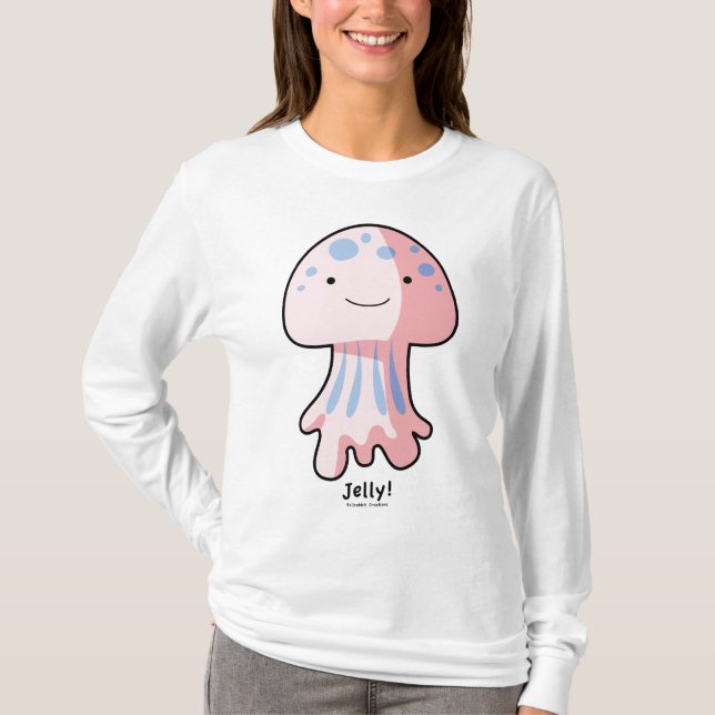 Långärmad för AA Hoody för geléfiskdamer Tröja (Framsida)
