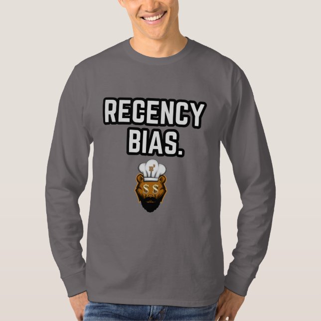 Långärmad för aktuell bias t shirt (Framsida)