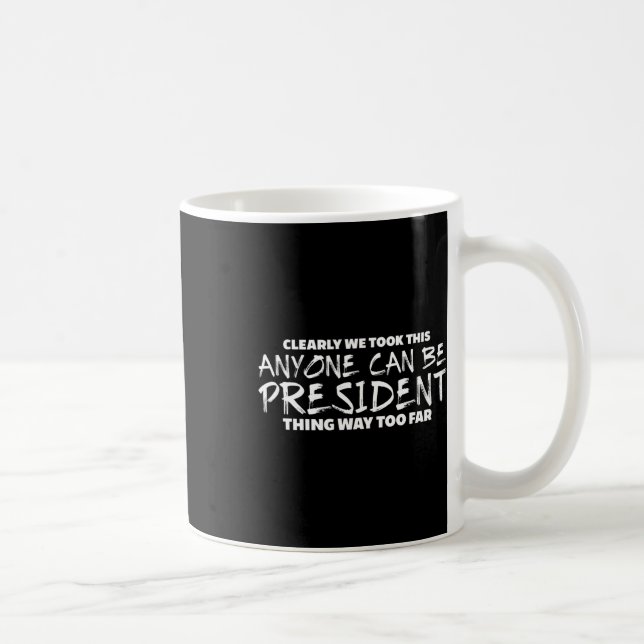 Långärmad för antitrumpHate Kaffemugg (Höger)
