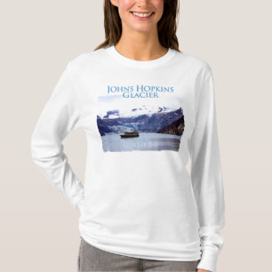 Långärmad för Johns Hopkins glaciärdamer Tee