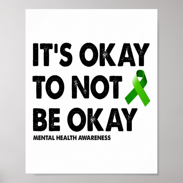Långärmad för medvetenhet om psykisk hälsa -  _1 poster (Framsidan)