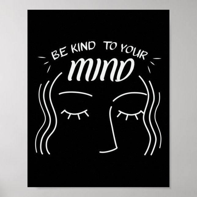 Långärmad för ökad medvetenhet om psykisk hälsa _3 poster (Framsidan)