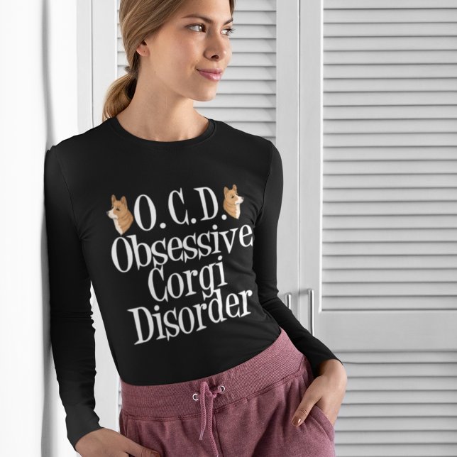Långärmad för överdriven Corgi Tee (Skapare uppladdad)