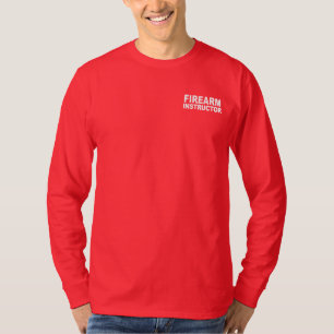 Långärmad för skjutvapeninstruktör - 2 sid t shirt