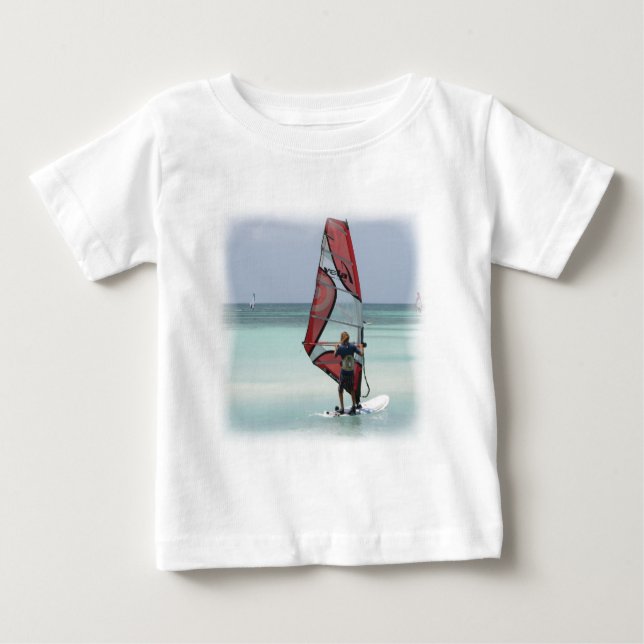 Långärmad för spädbarn med Windsurfing Horizon Inf T Shirt (Framsida)