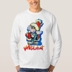 Långärmad för Vuxen av metalfinvinter-Helgdag T Shirt