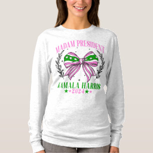 Långärmad Kamala för 2024 Kvinnors T-shirt