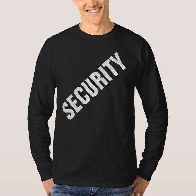 Långärmad Manar för Dubbla vid utskrift T Shirt (Framsida)