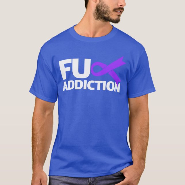 Långärmad överdosmedvetenhet om missbruk t shirt (Framsida)