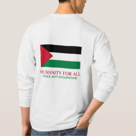 Långärmad Palestine Support T-Shirt