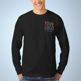 Långärmad Shirt Anpassningsbar Company Logotyp No  T